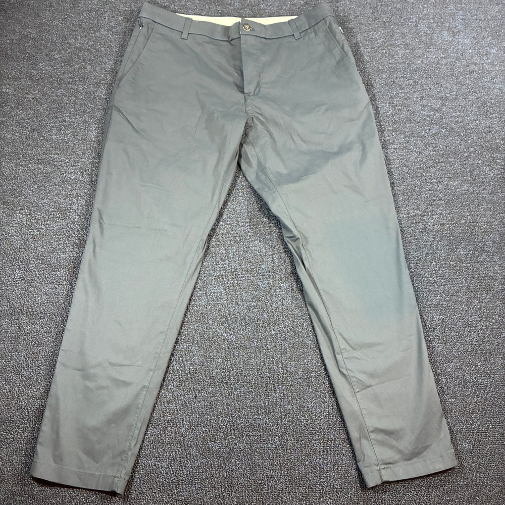 Birddogs Performance Chino Pants Mens 36x30 Blue Stretch Casual Trousers